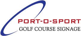 Port-O-Sport Golf Course Signage Logo